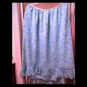 💙💛Women’s Skirt Blue & Yellow Size 20W EUC 🌼